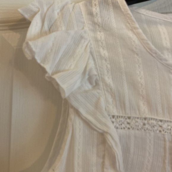 Matilda Jane White Ruffle Top - Picture 3 of 9